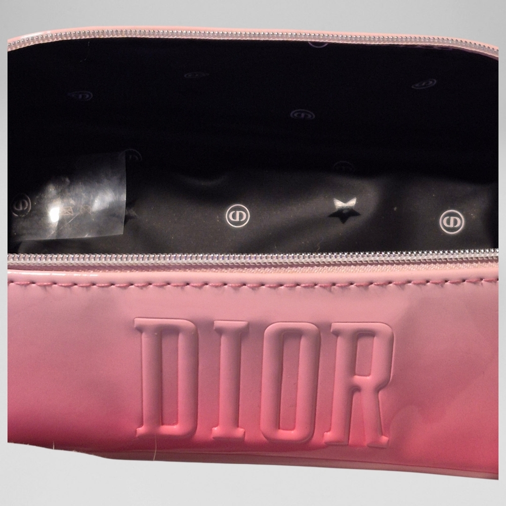 Authentic DIOR BUNDLE!Cosmetic Bag,Dior Gold Star Smartphone Ring,& DiorJoy Card - Picture 7 of 10